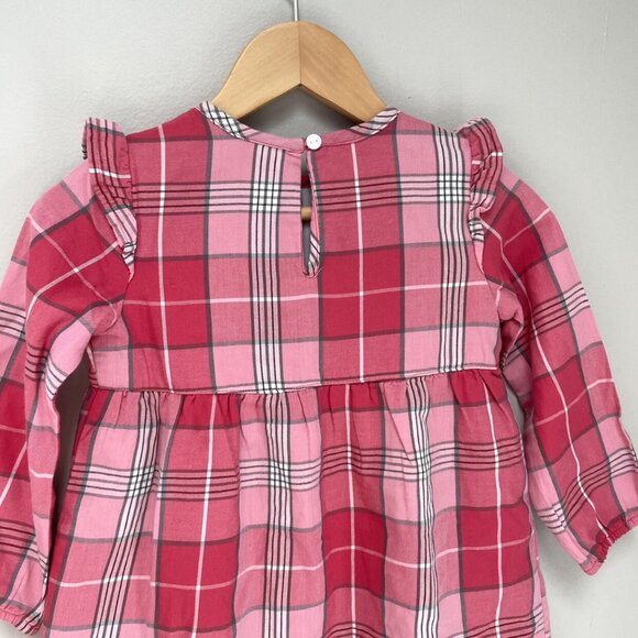 NWT Sanetta Red Plaid Dress - Picture 4 of 8
